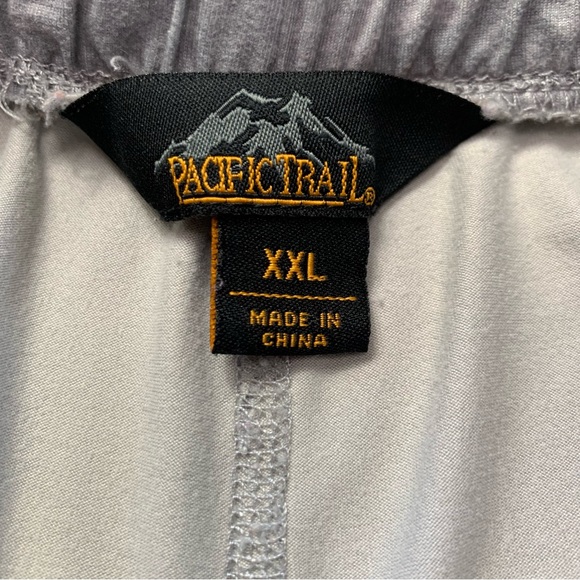 Pacific Trail Men’s Gray Athletic Shorts Size XXL Lightweight Moisture-Wicking - Picture 3 of 11